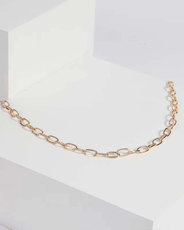 Gold Large Chain Necklace sold by Collete Hayman
