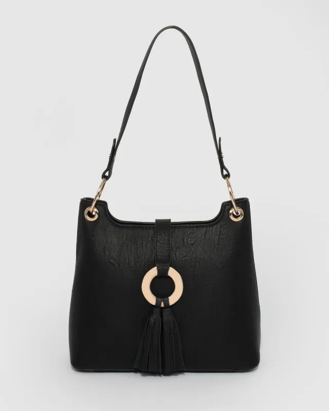 Black Eliza Ring Bag sold by Collete Hayman
