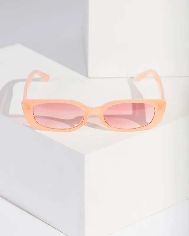 Peach Slimline Sunglasses sold by Collete Hayman