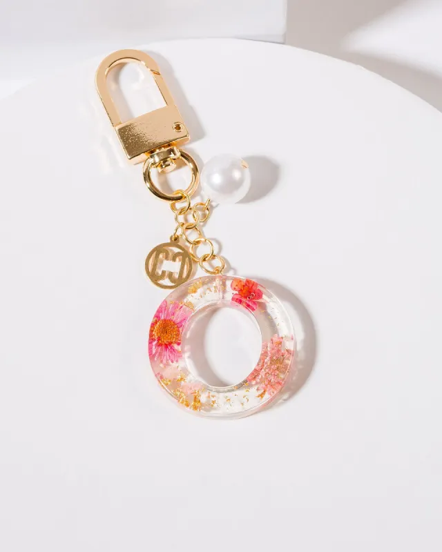 O - Initial Bag Charm Pearl sold by Collete Hayman