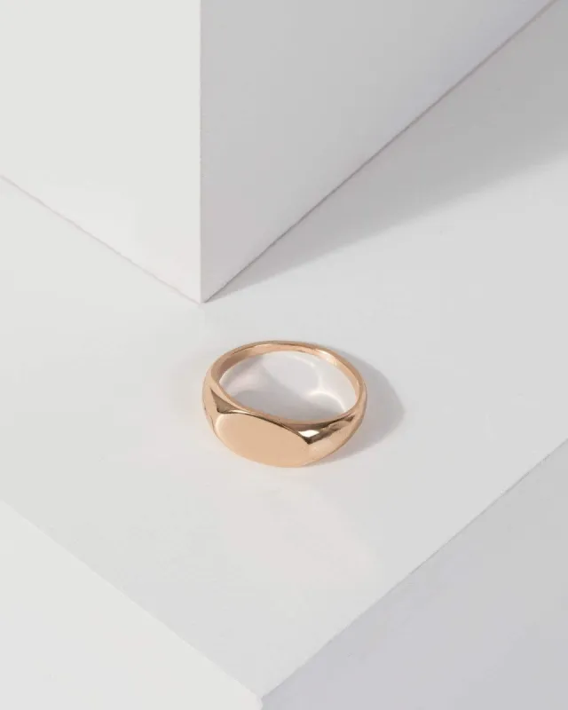 Gold Fine Signate Ring sold by Collete Hayman