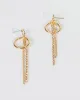 Crystal Double Hoop Drop Earrings sold by Collete Hayman