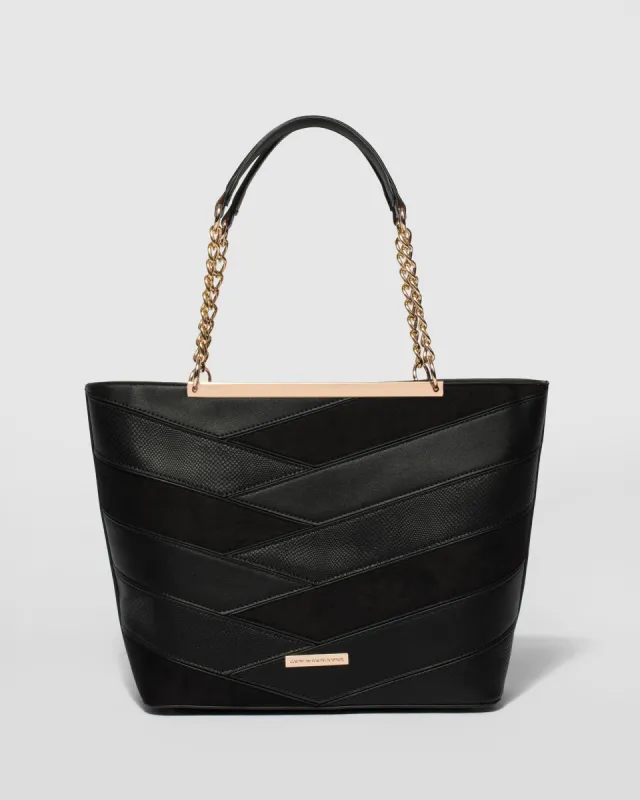Black Makayla Large Tote Bag sold by Collete Hayman