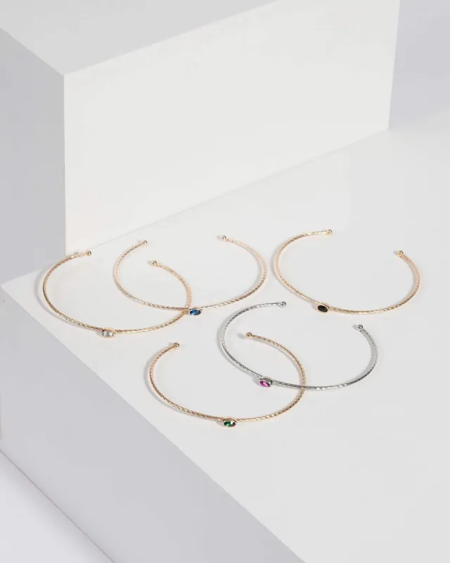 Mixed Metal Multi Cuff sold by Collete Hayman