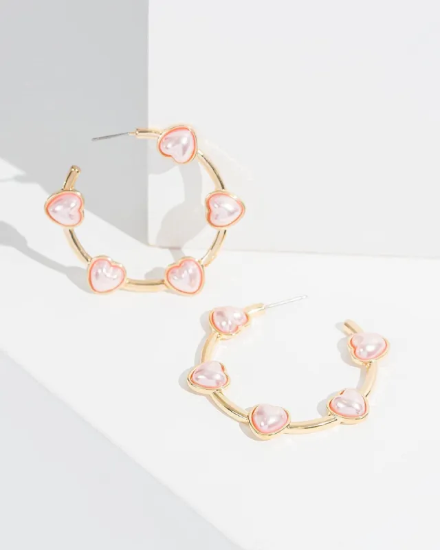 Love Heart Hoop Earrings sold by Collete Hayman