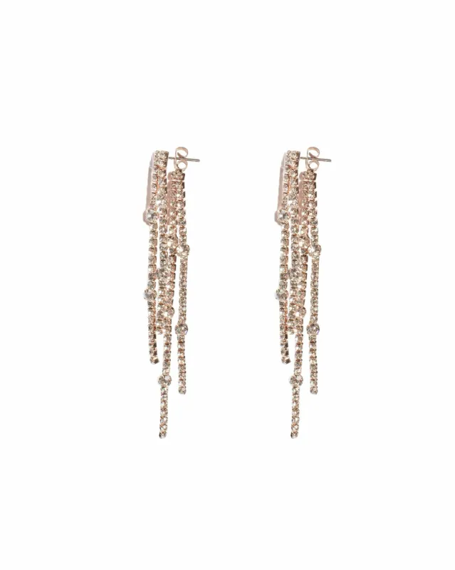 Front Back Diamante Drop Earrings sold by Collete Hayman