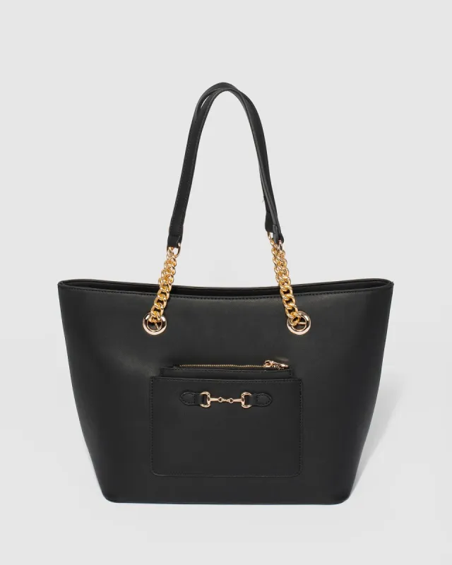 Besi Chain Black Tote Bag sold by Collete Hayman