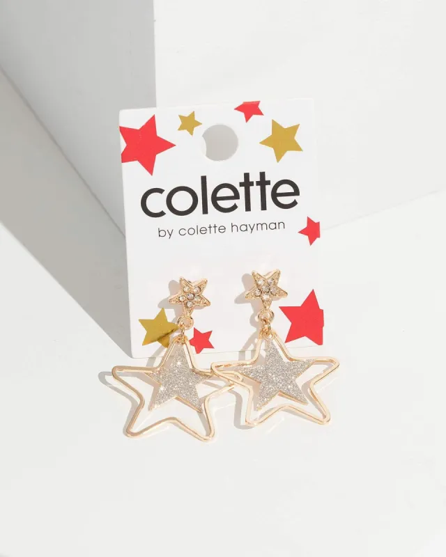 Star Drop Earrings sold by Collete Hayman
