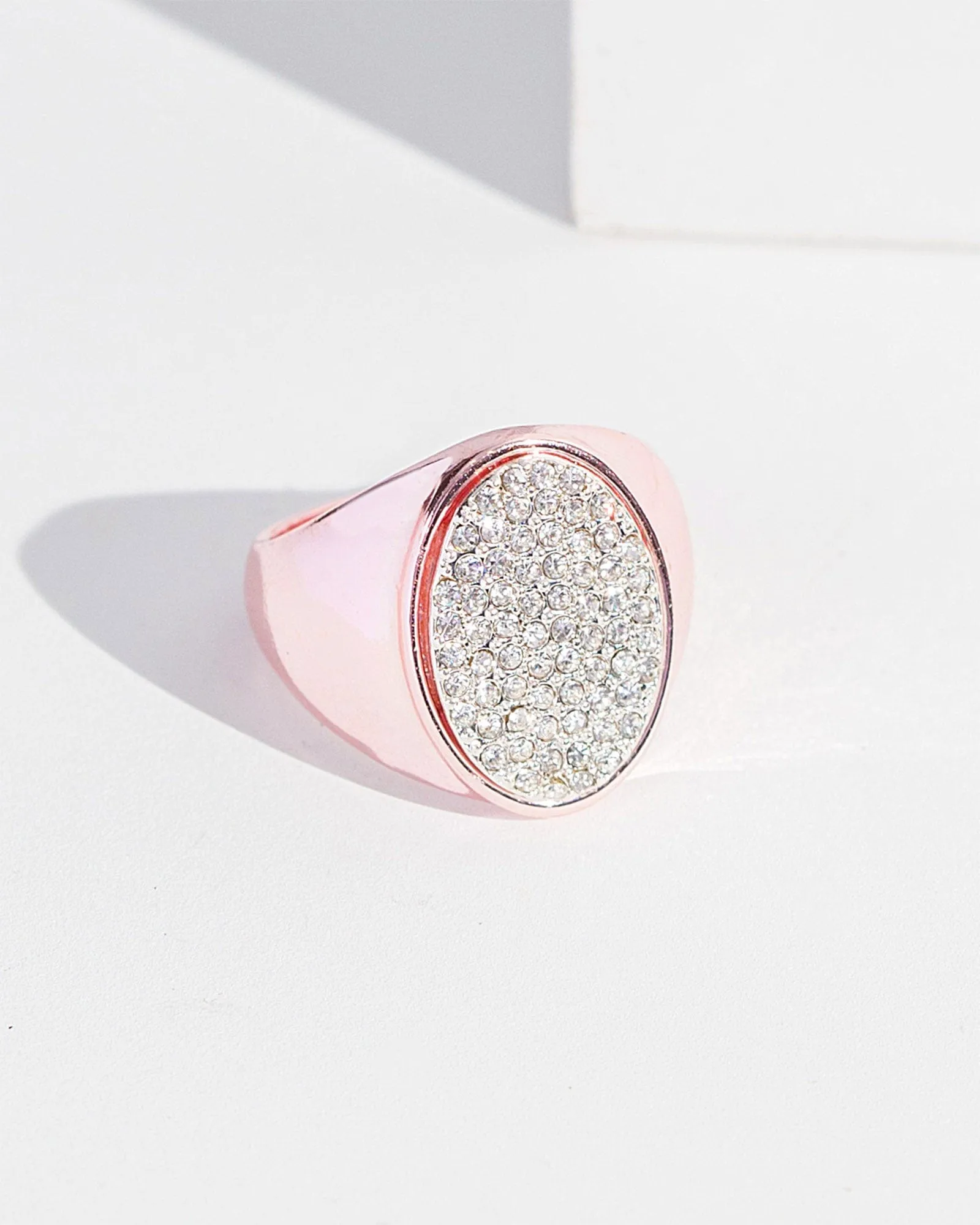 Pink Crystal Statement Pave Ring sold by Collete Hayman product image thumbnail 2