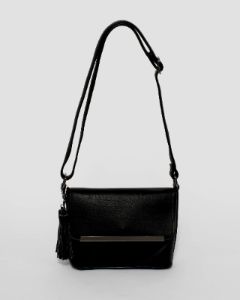 Black Elsa Crossbody Bag sold by Collete Hayman