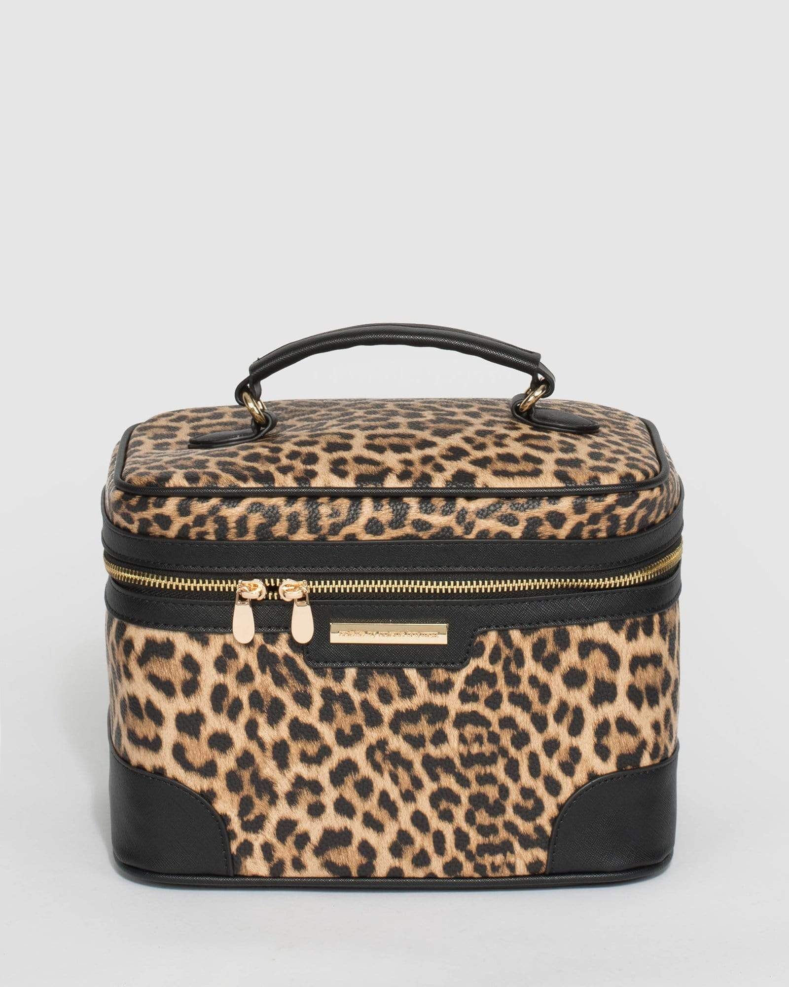 Leopard Print Cosmetic Case Pack sold by Collete Hayman