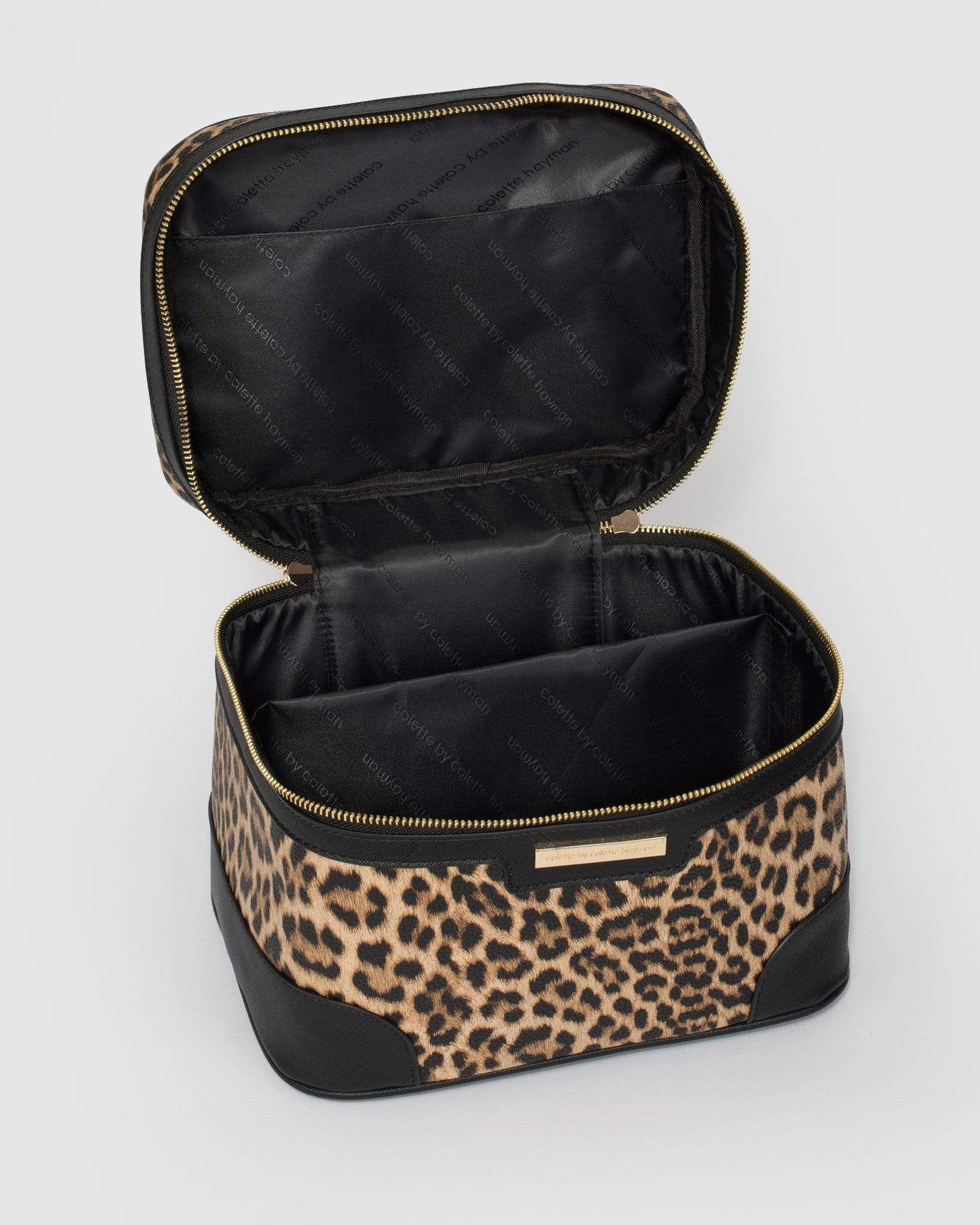 Leopard Print Cosmetic Case Pack sold by Collete Hayman product image thumbnail 5