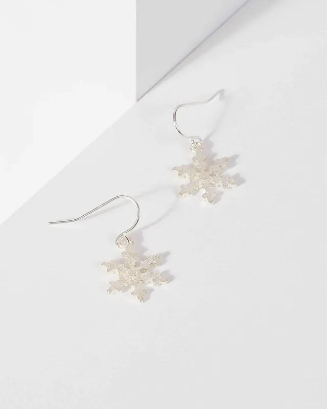 Snowflake Drop Earrings sold by Collete Hayman
