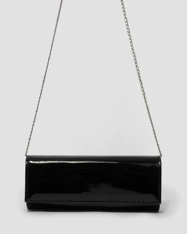 Black Nolene Plain Clutch Bag sold by Collete Hayman
