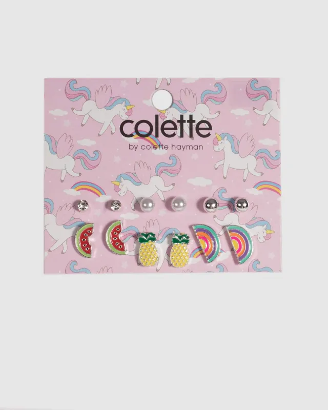 Fruity Multi Stud Earrings sold by Collete Hayman