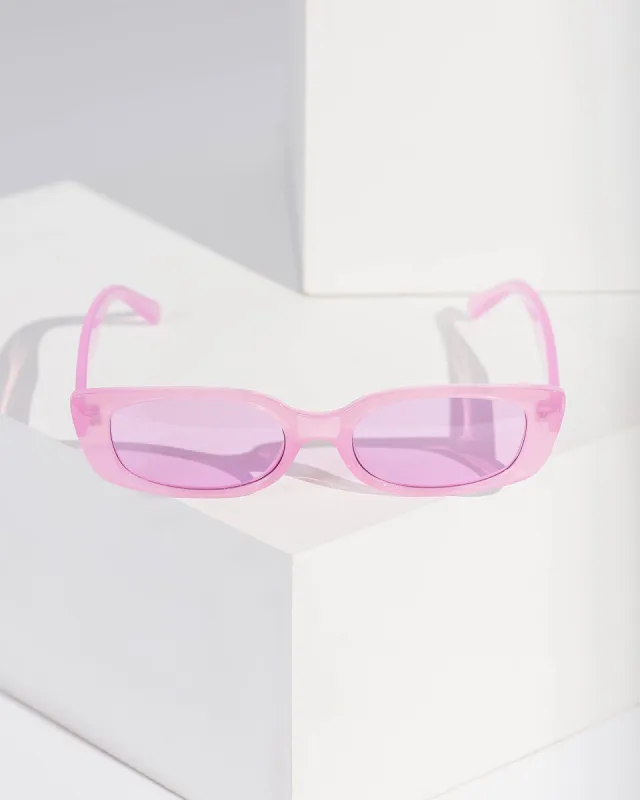 Lilac Slimline Sunglasses sold by Collete Hayman