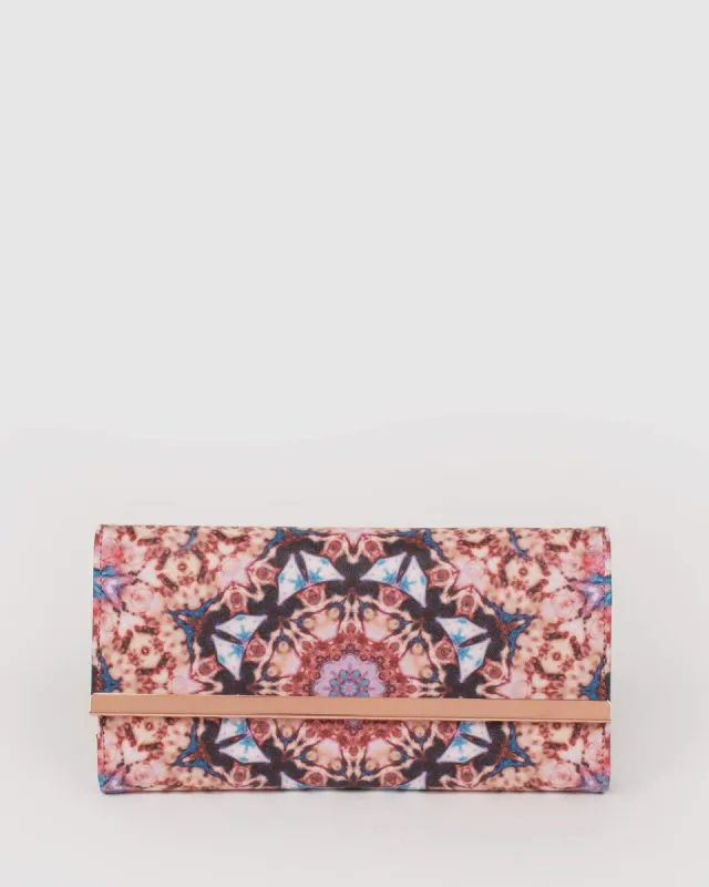 Pink Print Natalie Edge Bar Wallet sold by Collete Hayman