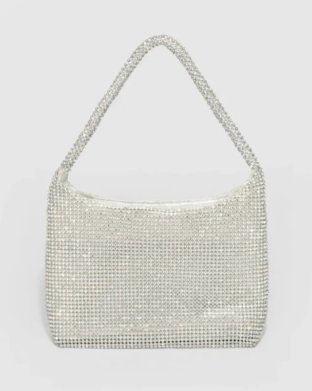 Silver Daphne Crystal Bag sold by Collete Hayman
