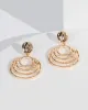 Gold Multi Circle Drop Earrings sold by Collete Hayman