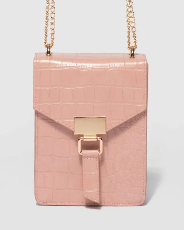 Pink Sasha Crossbody Bag made by Collete Hayman