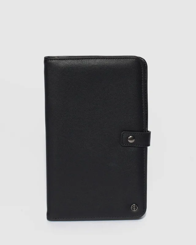 Black Classic Travel Wallet sold by Collete Hayman