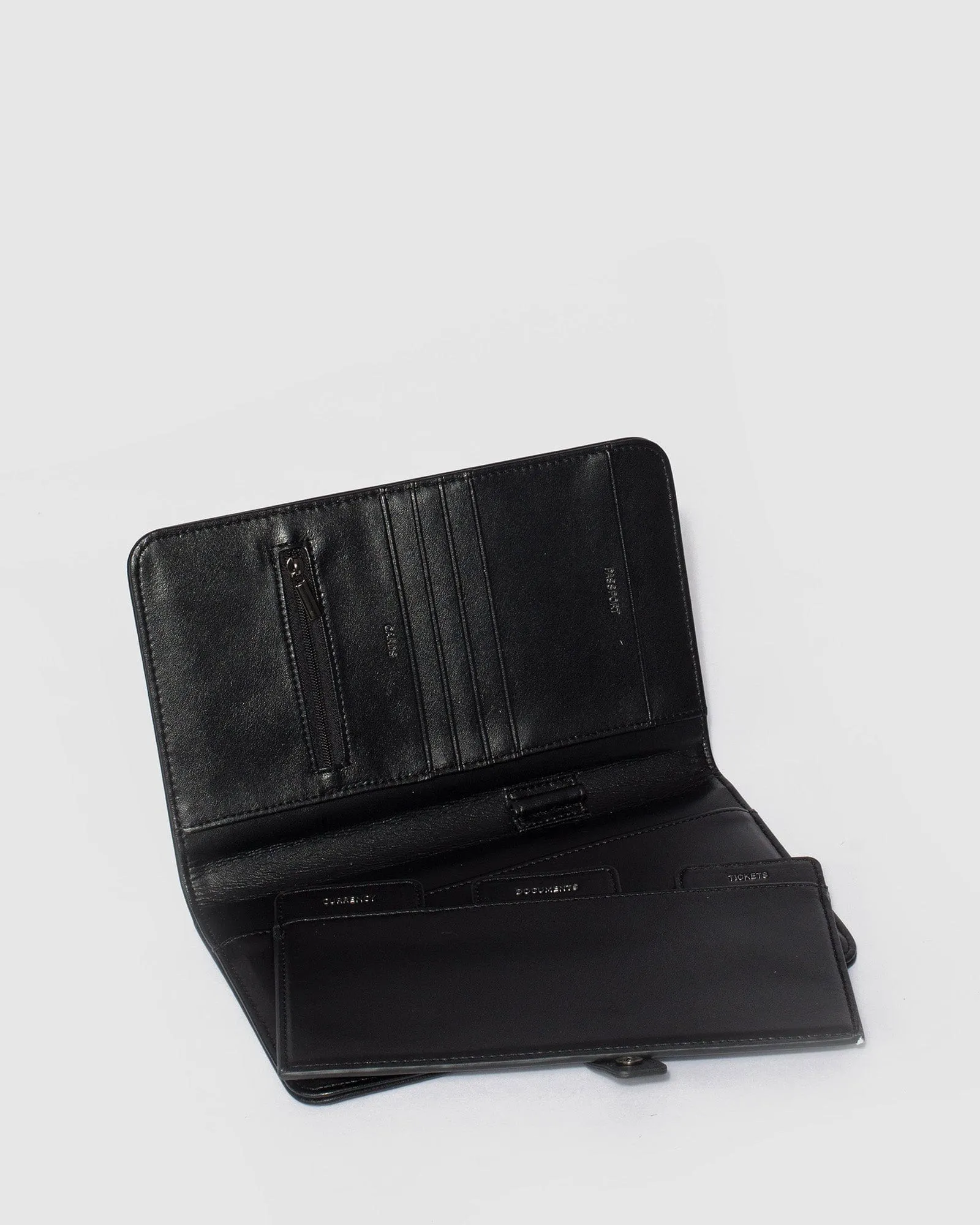 Black Classic Travel Wallet sold by Collete Hayman product image thumbnail 3