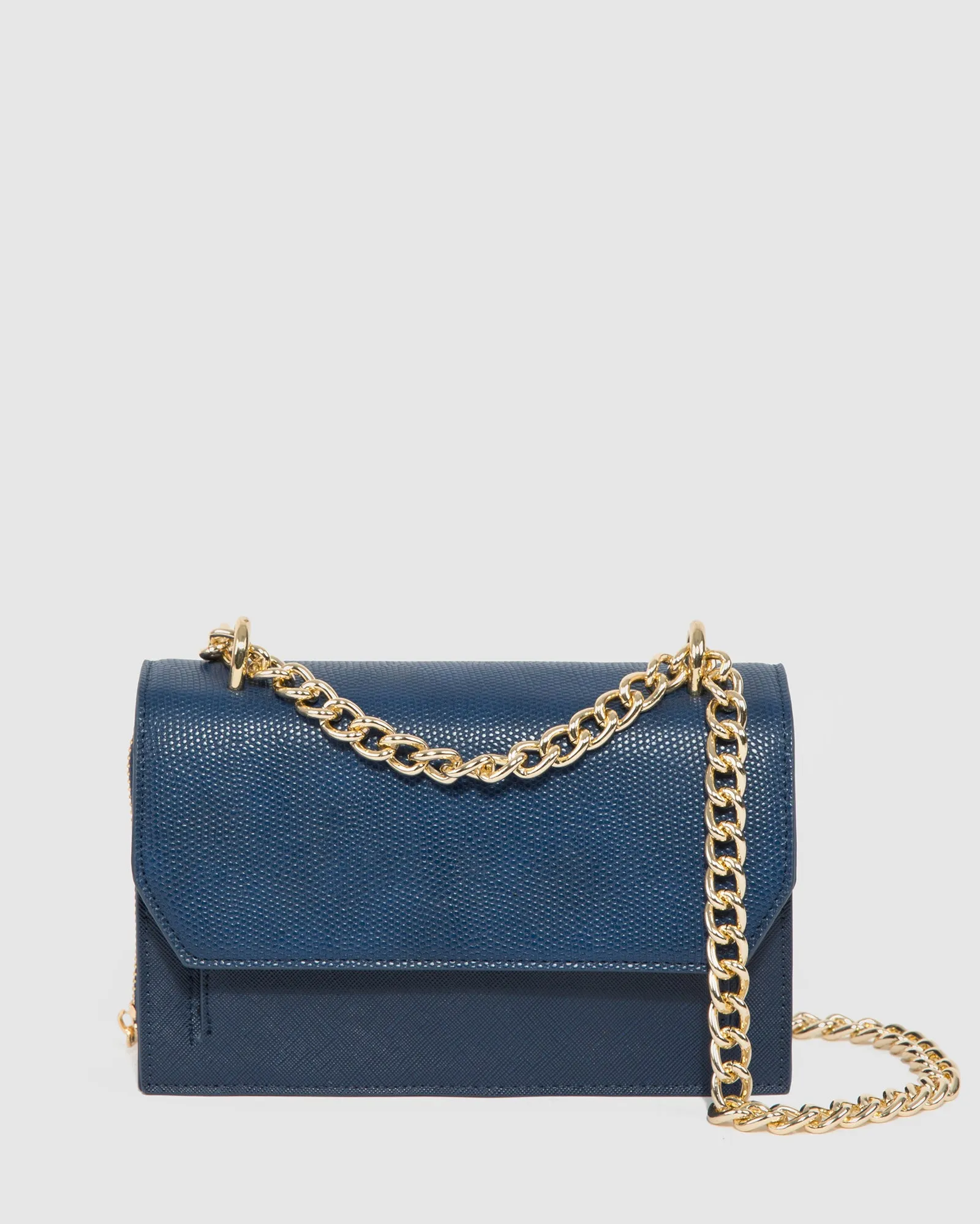 Navy Harper Chain Crossbody Bag sold by Collete Hayman
