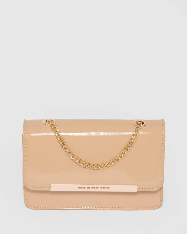 Lauren Chain Natural Crossbody Bag sold by Collete Hayman