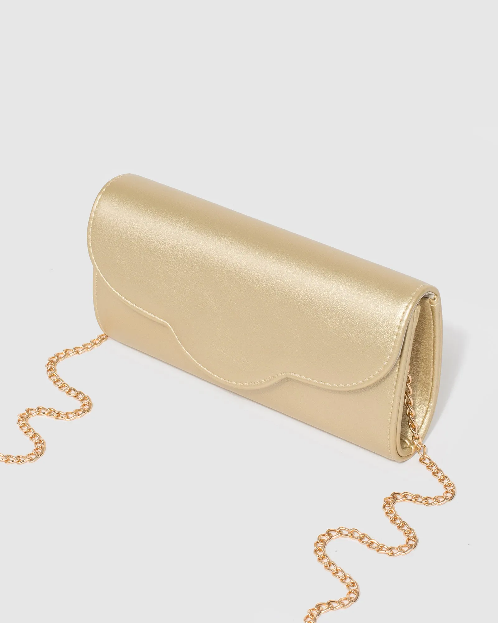 Gold Verna Clutch Bag sold by Collete Hayman product image thumbnail 5