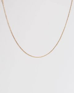 Gold 42cm Fine Box Chain Necklace sold by Collete Hayman