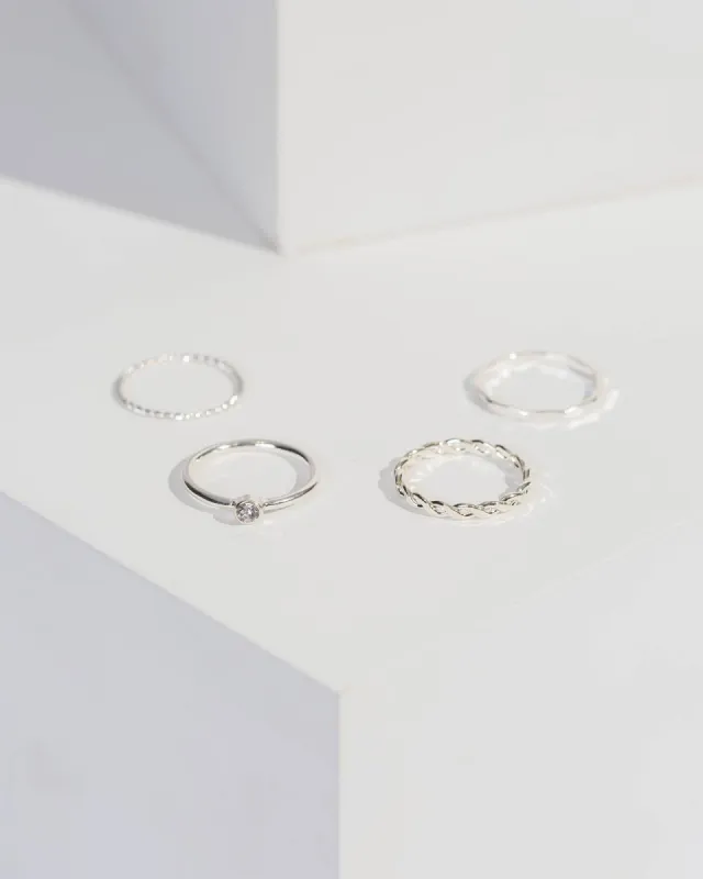 Silver Fine Metal Ring Pack sold by Collete Hayman