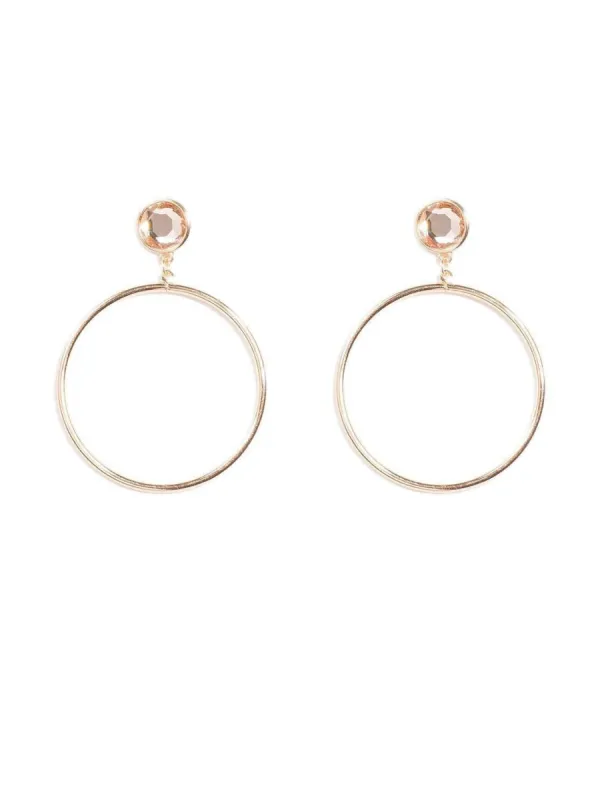 Stone Stud With Drop Hoop Earrings sold by Collete Hayman