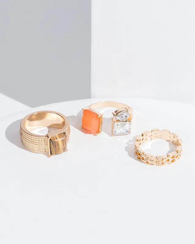 Green Mixed Crystal Statement Rink Pack sold by Collete Hayman