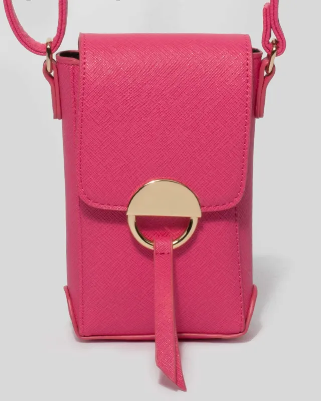 Pink Mobile Crossbody Bag sold by Collete Hayman
