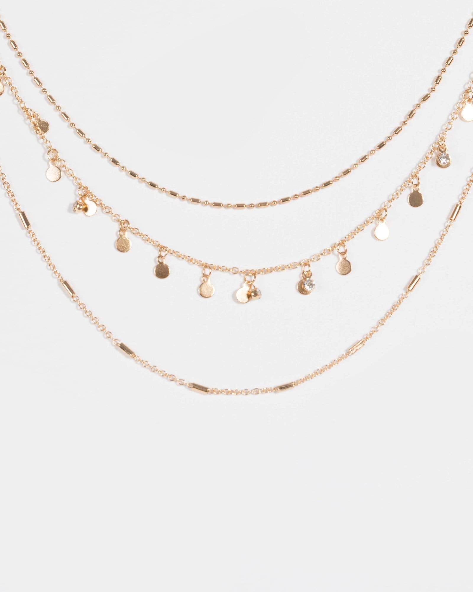 Gold Multi Fine Chain Necklace sold by Collete Hayman product image thumbnail 2