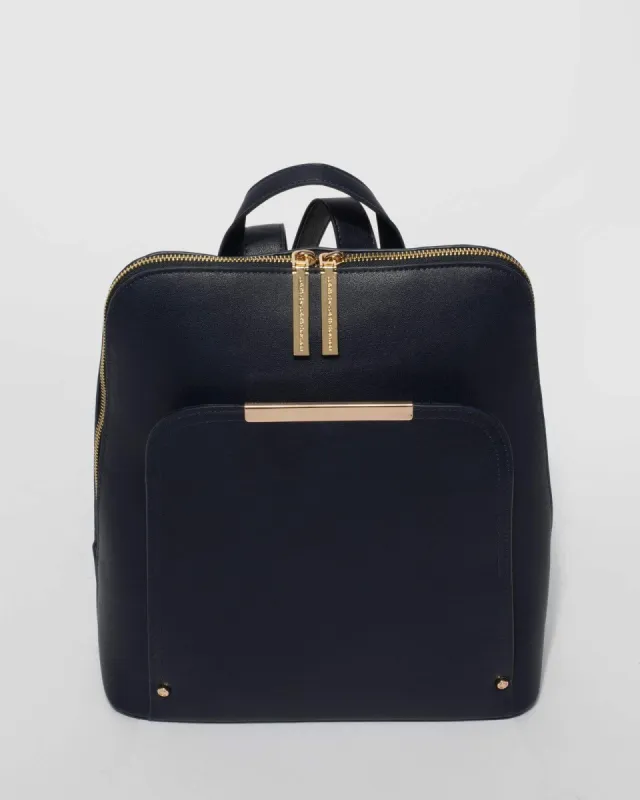 Navy Harlyn Backpack sold by Collete Hayman