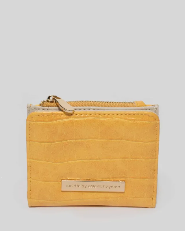 Yellow Han Mini Wallet sold by Collete Hayman