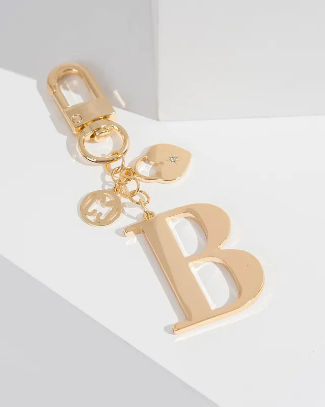 B - Initial Bag Charm Locket sold by Collete Hayman