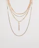 Gold Multi Layered Chain Necklace sold by Collete Hayman