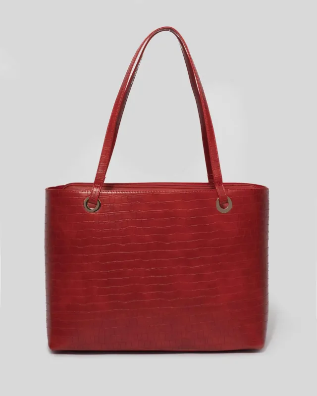 Red Anya Tote Bag sold by Collete Hayman