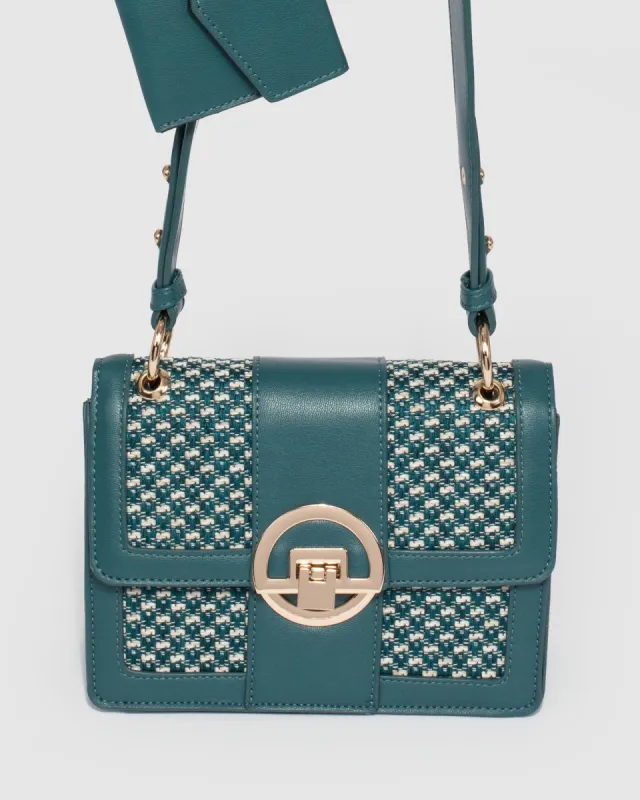 Sierra Pouch Blue Crossbody Bag sold by Collete Hayman