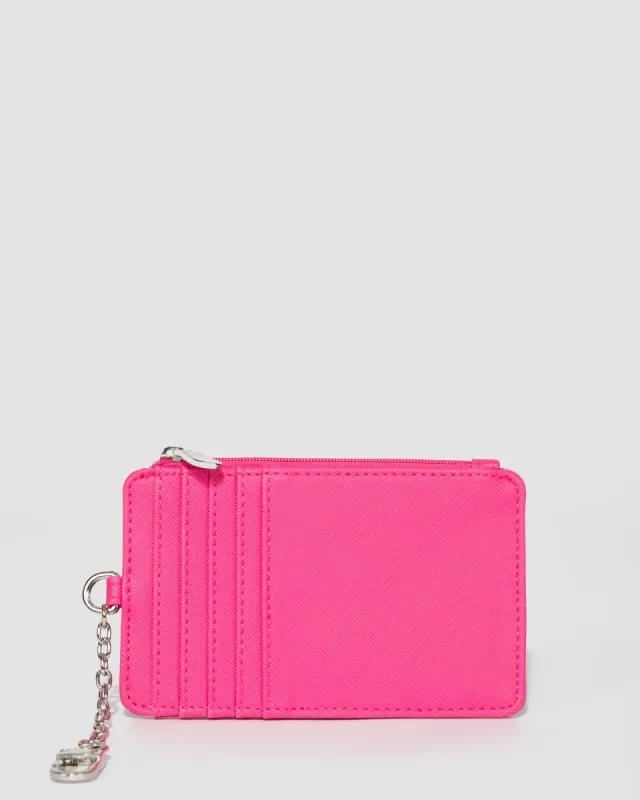 Pink Eva Keyring Card Purse made by Collete Hayman