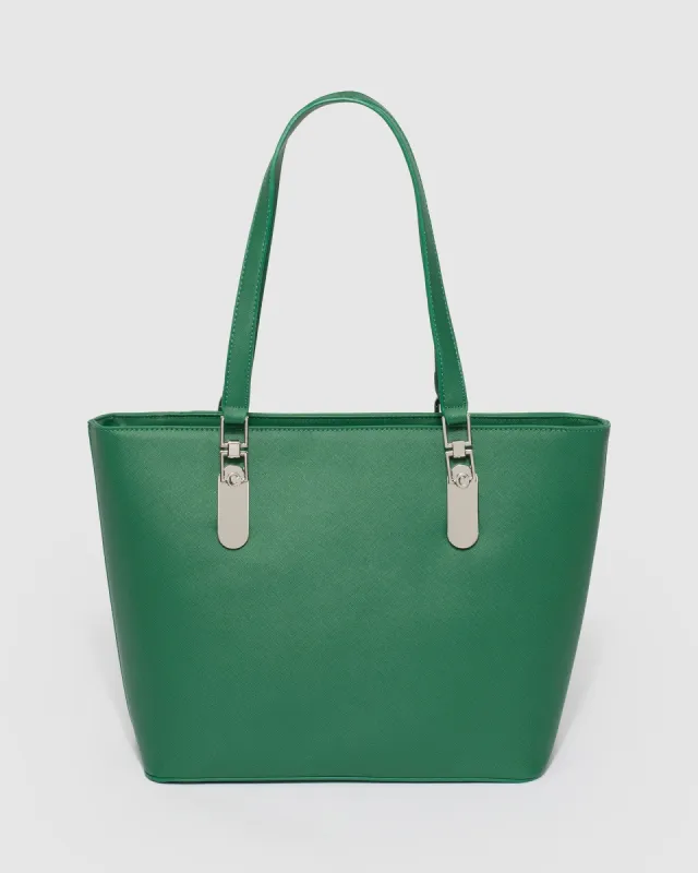 Aida Chain Green Tote Bag sold by Collete Hayman