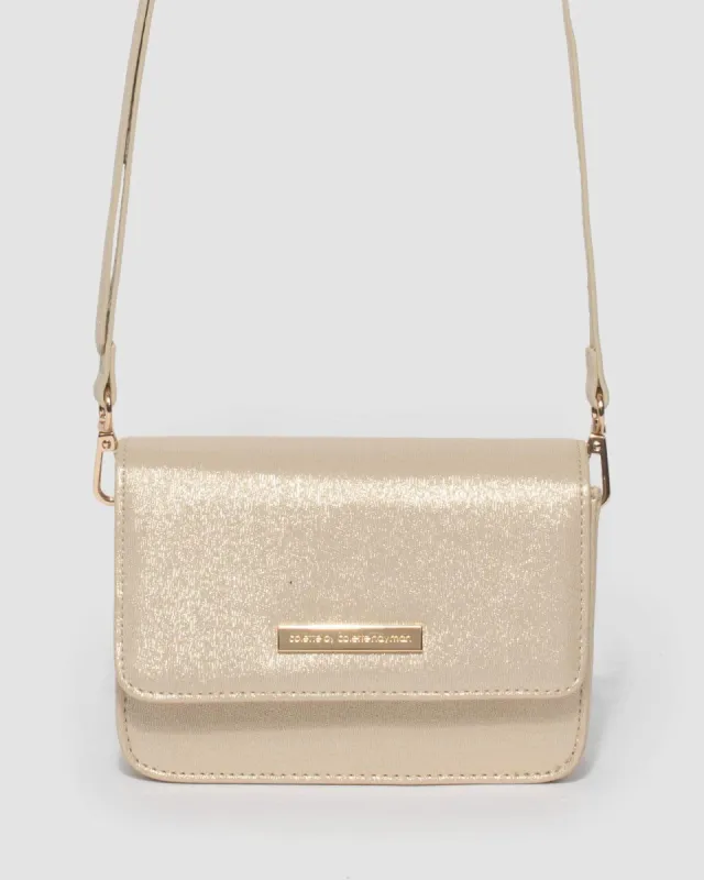 Gold Halie Small Bag sold by Collete Hayman