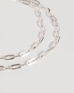 Silver Oval Link Chain Necklace sold by Collete Hayman