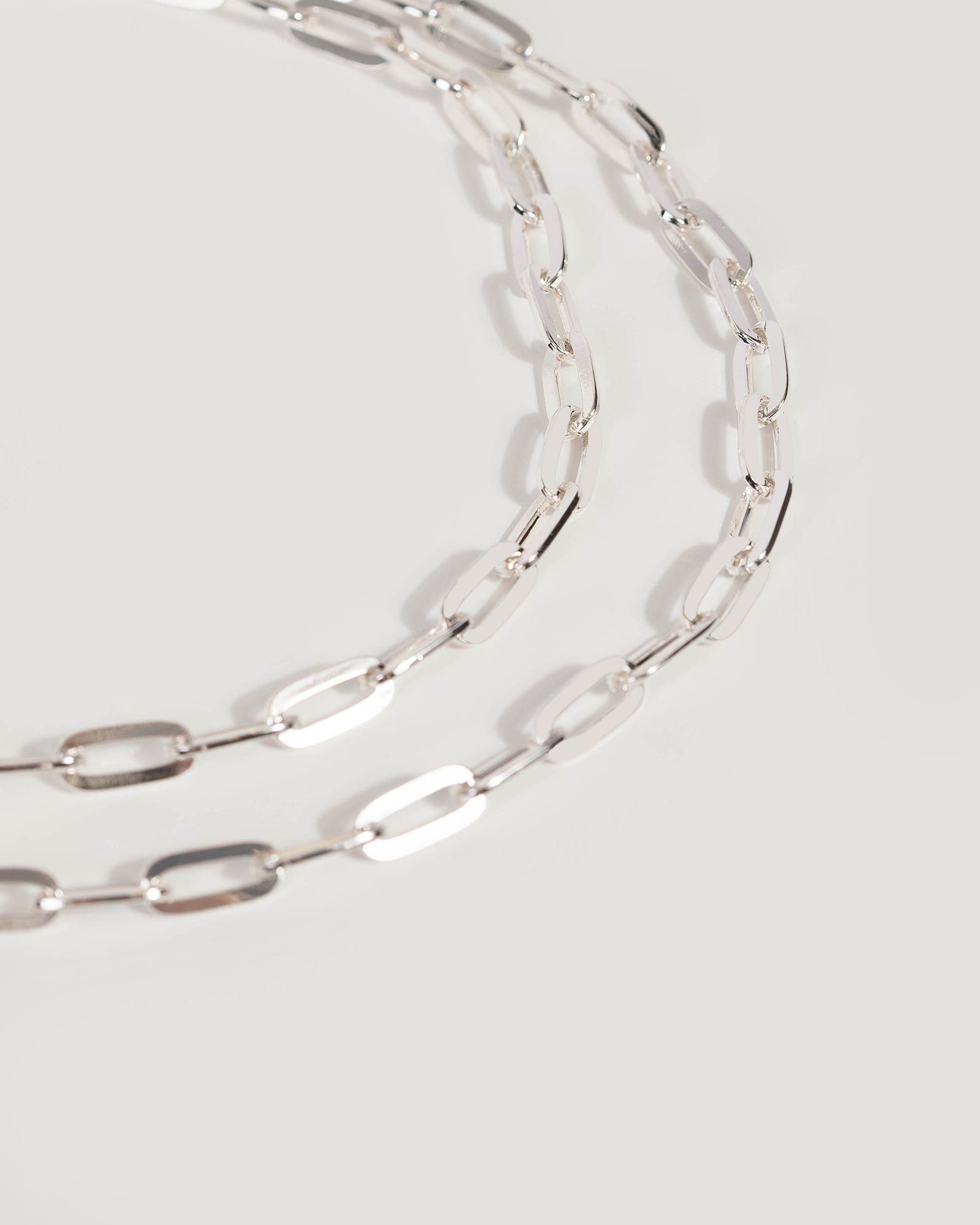 Silver Oval Link Chain Necklace sold by Collete Hayman product image thumbnail 2