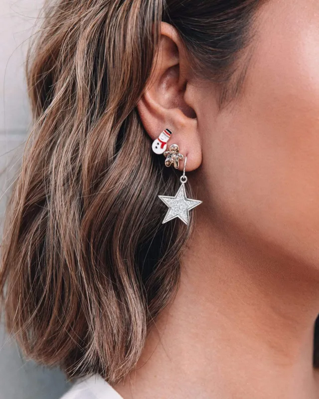 Glitter Star Drop Earrings sold by Collete Hayman
