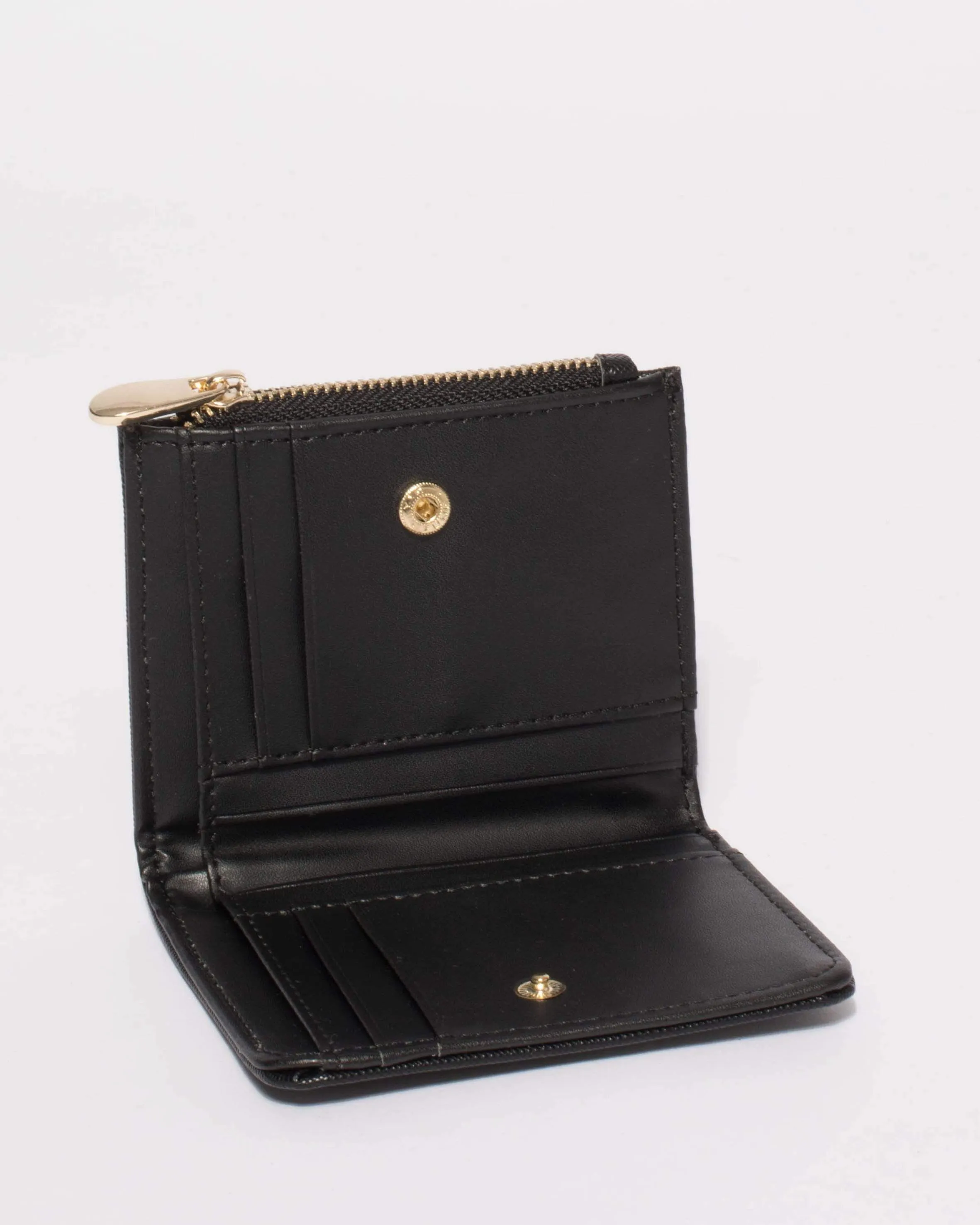 Black And Gold Han Mini Wallet sold by Collete Hayman product image thumbnail 3