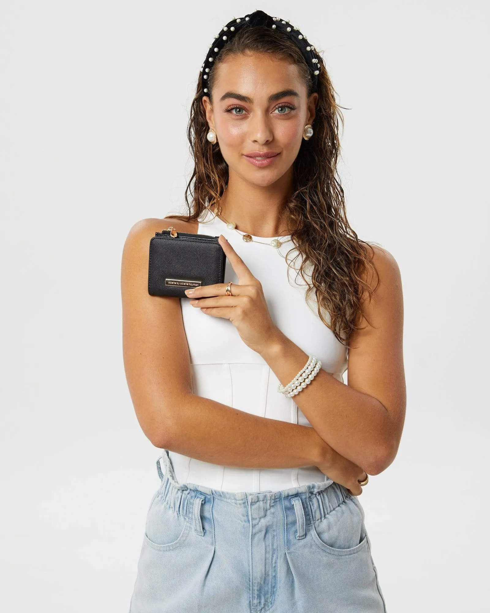 Black And Gold Han Mini Wallet sold by Collete Hayman product image thumbnail 2