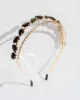Black Crystal Teardrop Headband sold by Collete Hayman
